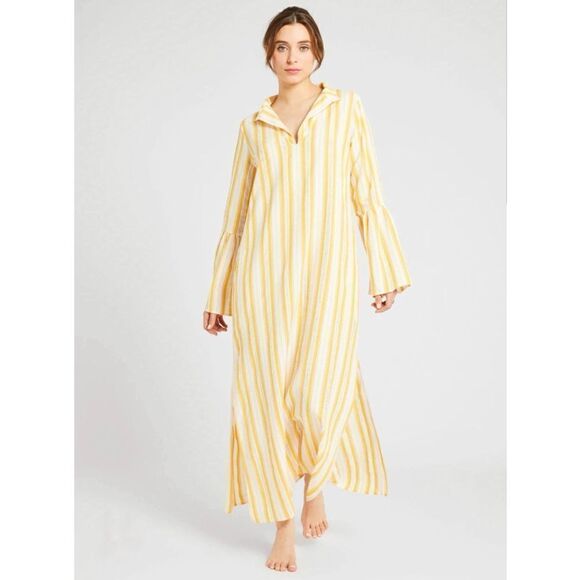 New Mille JACQUELINE DRESS IN CITRUS STRIPE Size M - Picture 1 of 16